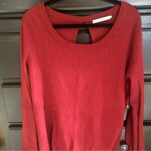 Harper Maroon Red Knit Top